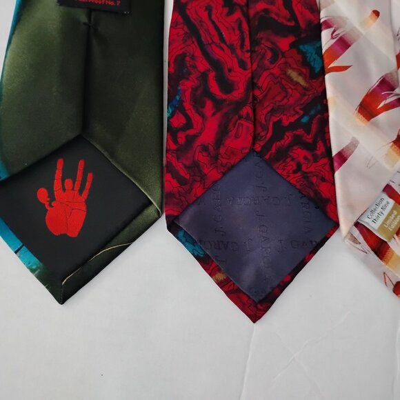 ❤️5 J GARCIA Ties Lunch Hieroglyphics Tree Junglescape Collections -Artist Proof - Picture 9 of 9